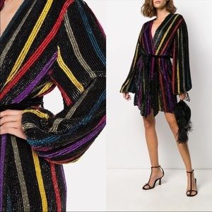 RETROFETE Gabrielle striped dress NWT